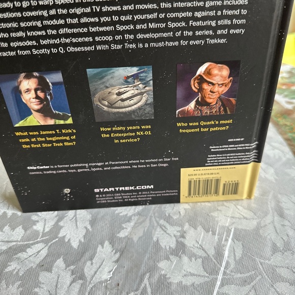 Star Trek trivia book electronic game in excellent condition - Picture 9 of 10